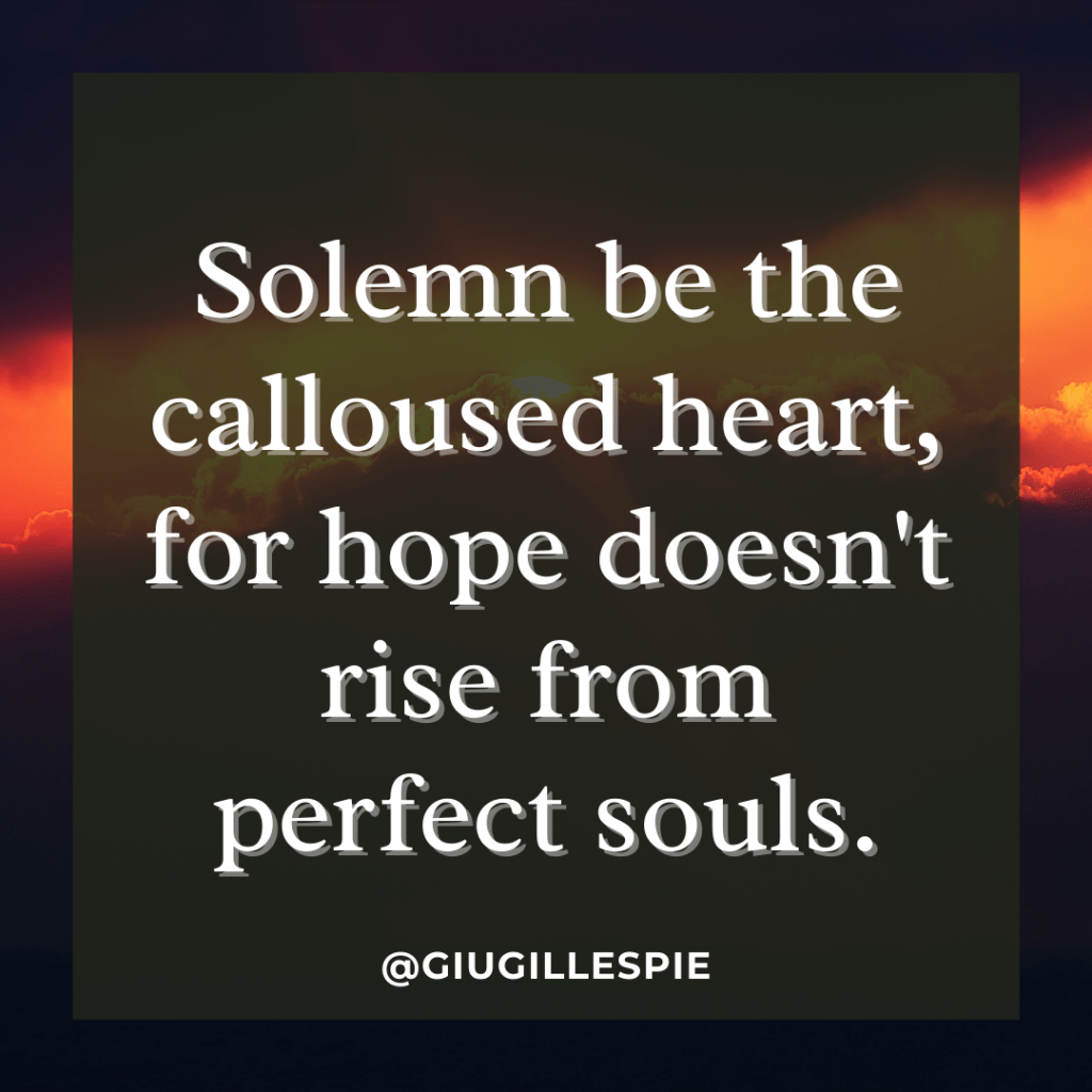 Solemn Be The Calloused&nbsp;Heart