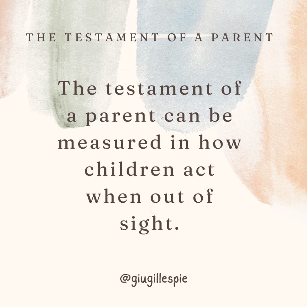 The Testament of a&nbsp;Parent